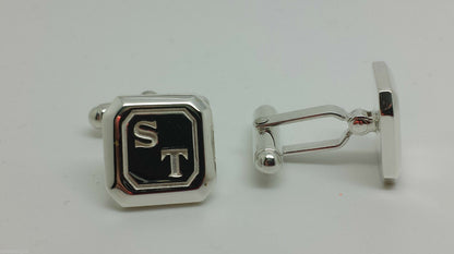 Kaedesigns, Genuine Solid Sterling Silver, 925 Custom Made Heavy Cuff Links