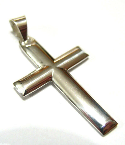 Kaedesigns, New Genuine Sterling Silver 925 Cross Plain Pendant 343