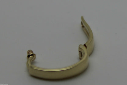 Kaedesigns Genuine 9ct Yellow gold Plain 13mm Large Size Enhancer Bail Clasp