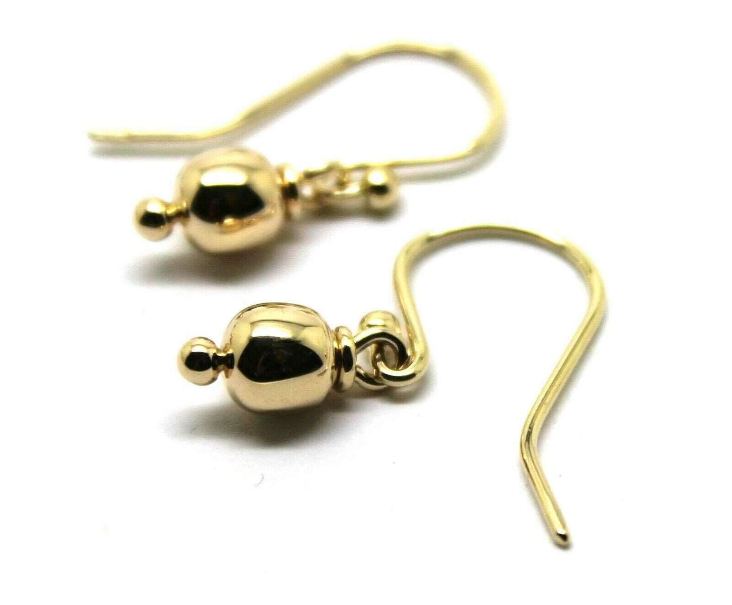 Kaedesigns New Genuine 9ct 9k Yellow, Rose or White Gold 6mm Hook Ball Earrings