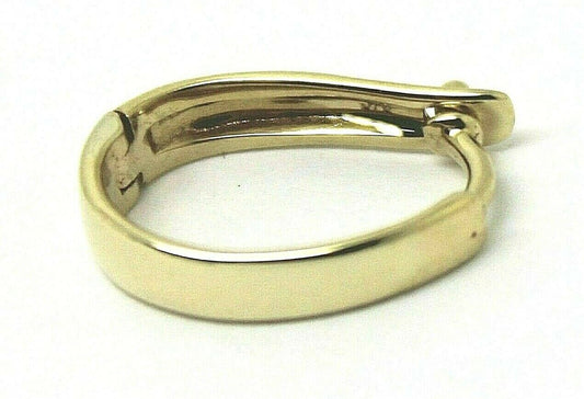 Kaedesigns Genuine 9ct Yellow gold Plain 13mm Large Size Enhancer Bail Clasp