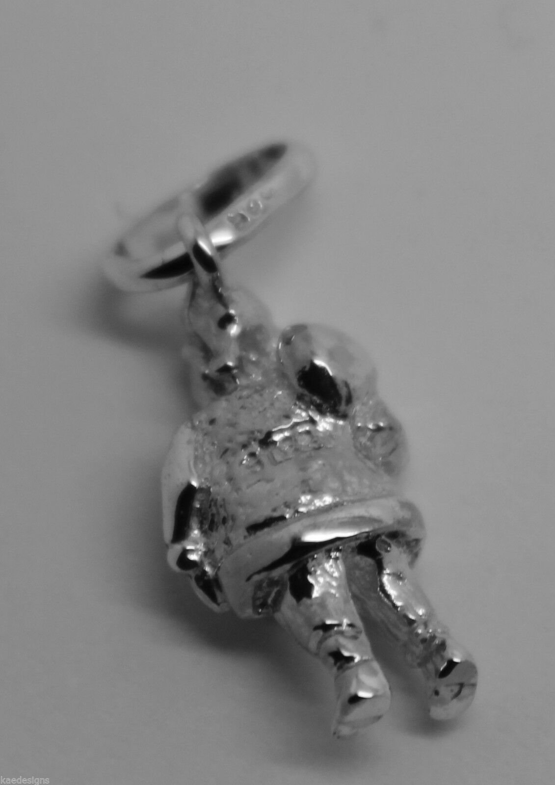 Sterling Silver Christmas Santa Claus Charm Or Pendant