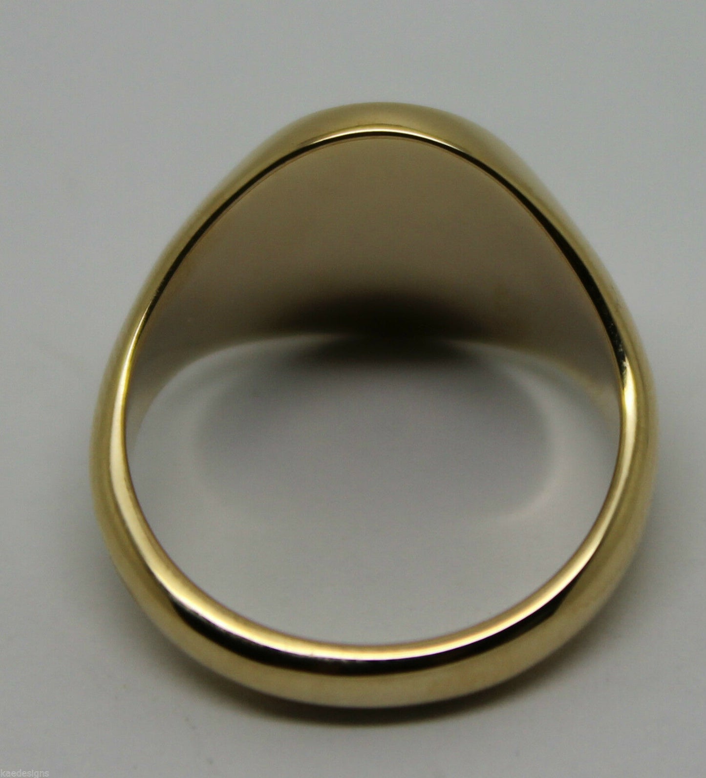 Heavy Solid 9ct White Or Rose Or Yellow Gold Oval Signet Ring Size M,N Or O