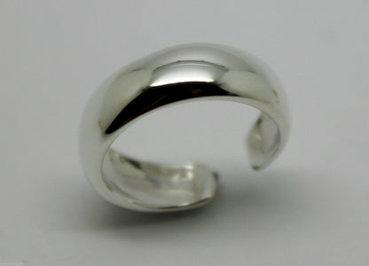 Kaedesigns New Genuine Sterling Silver Plain Dome Toe Ring