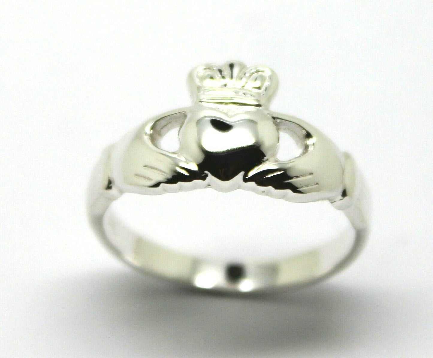 Size M  Sterling Silver 925 Irish Claddagh Ring