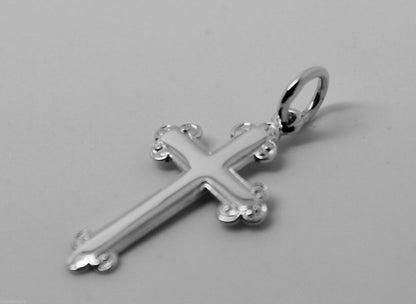 Genuine New Sterling Silver 925 Cross Religious Pendant