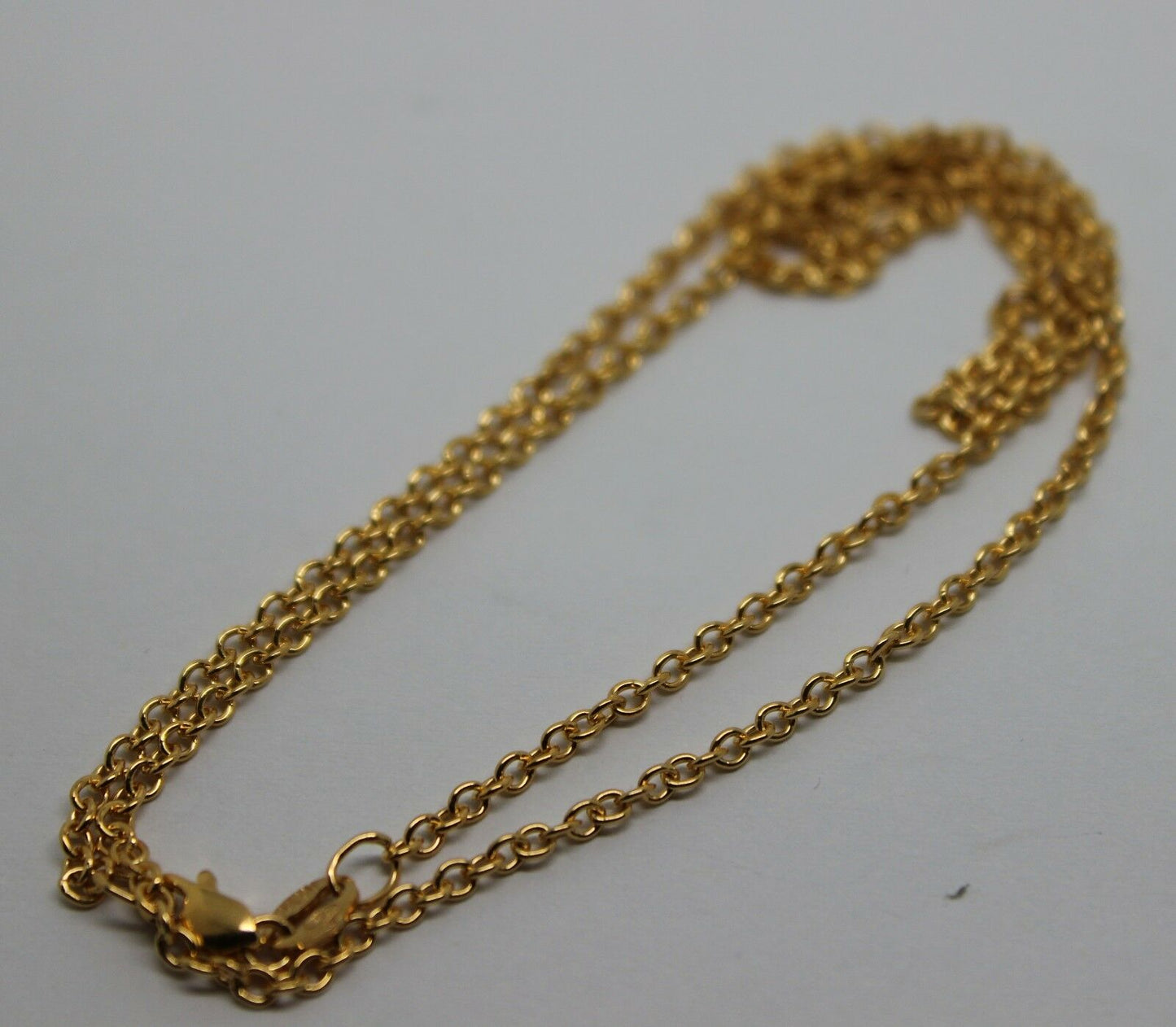 Genuine 9ct Yellow Gold Belcher Chain Necklace 50cm 2.8 grams