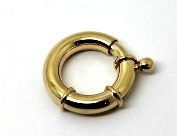 Kaedesigns New Genuine 14mm 9ct Yellow Gold Bolt Ring Clasp