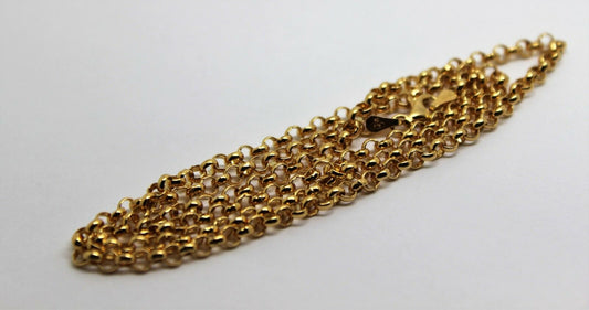 Genuine 9ct Yellow Gold Belcher Chain Necklace 54Cm 11 grams *Free Express Post In Oz*