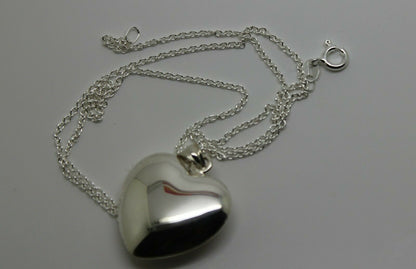 Kaedesigns New Sterling Silver Bubble Heart Pendant + 55cm Necklace