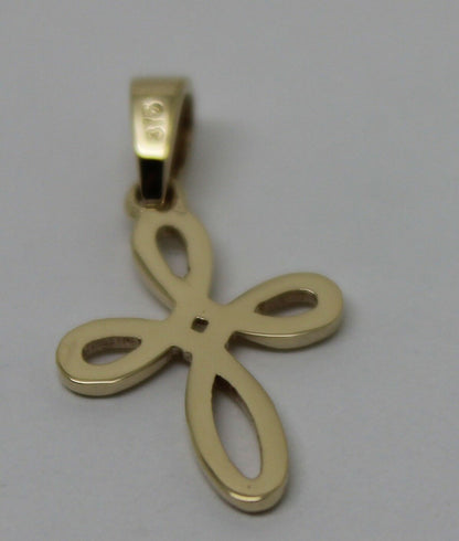 Kaedesigns New Genuine Small 9ct 9K Delicate Yellow, Rose or White Gold Celtic Cross Pendant