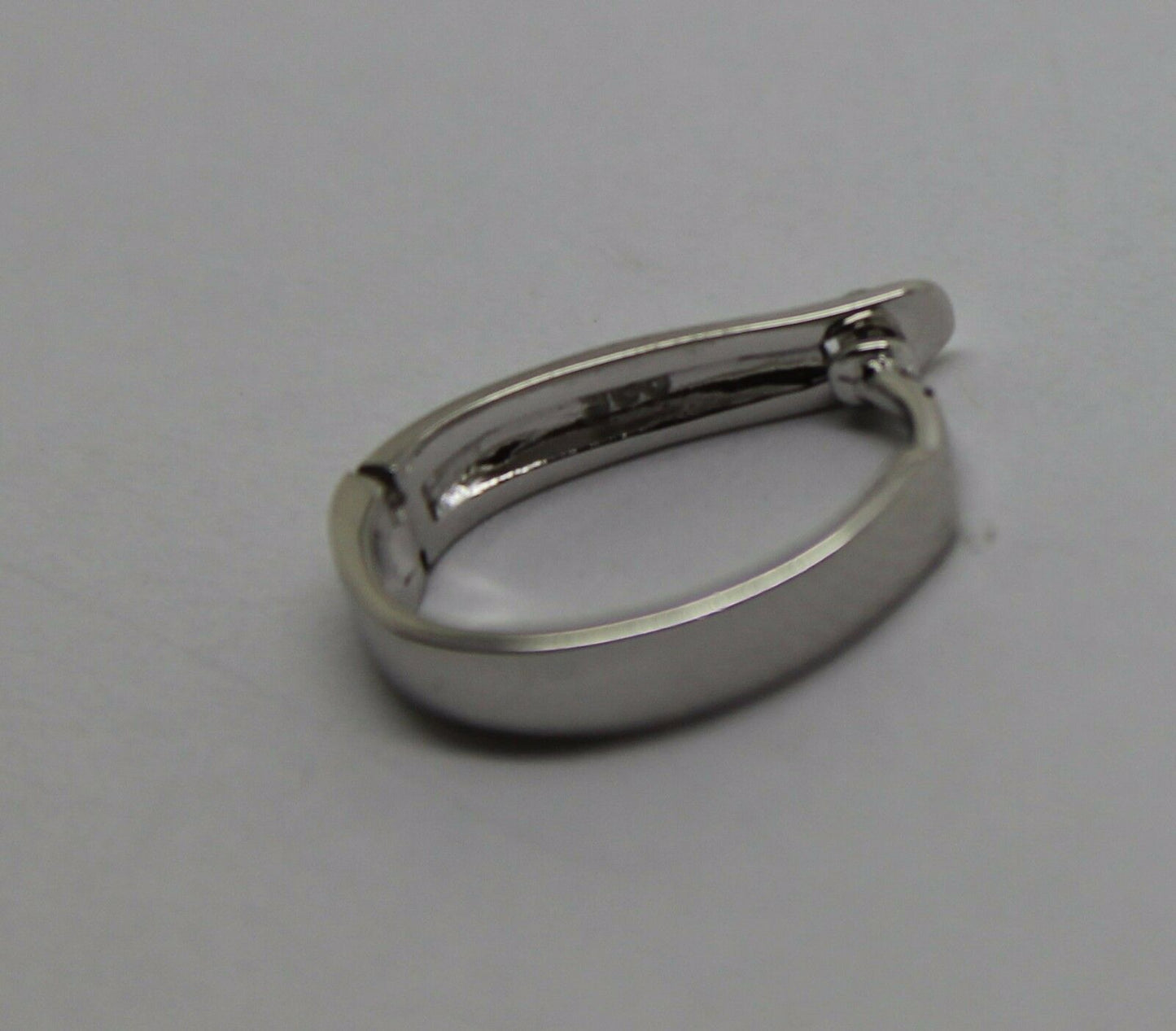 Genuine New Sterling Silver Plain Enhancer Bail Clasp size 13mm x 9mm