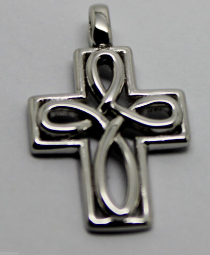 Kaedesigns, Genuine Sterling Silver 925 Celtic Cross Pendant