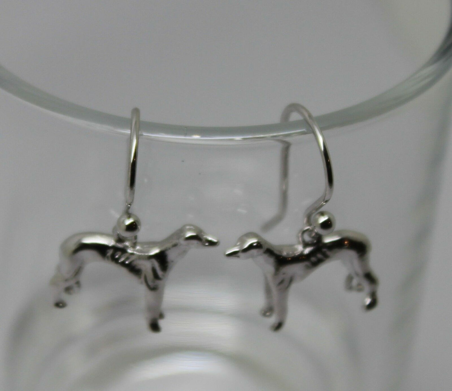 Kaedesigns Genuine New 9ct 9k Solid Yellow, Rose or White Gold Greyhound Earrings