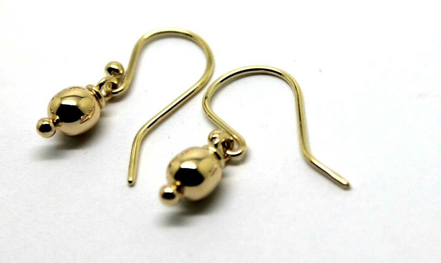 Kaedesigns New Genuine 9ct 9k Yellow, Rose or White Gold 6mm Hook Ball Earrings