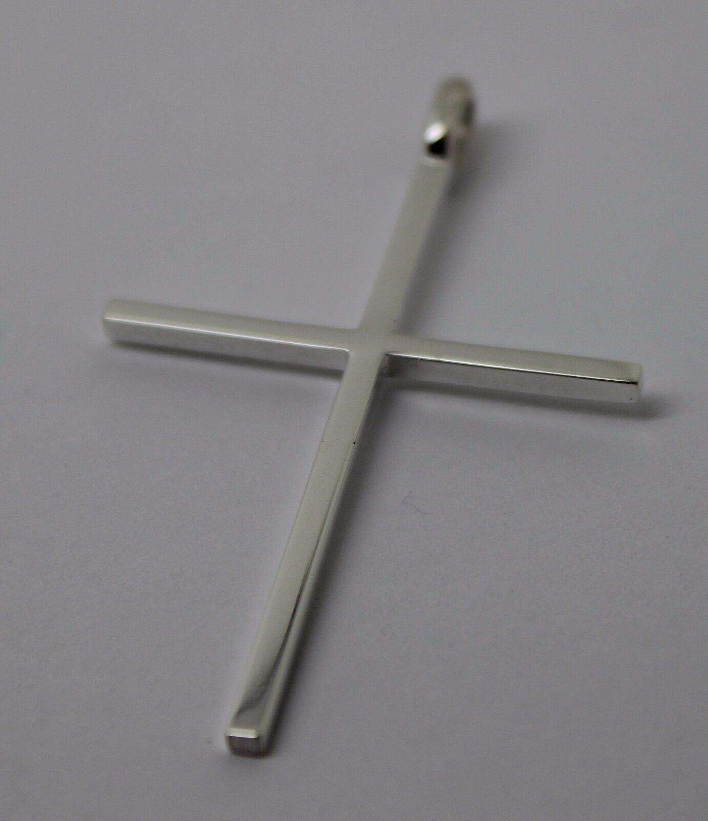 Kaedesigns, Genuine Solid New Sterling Silver Thin Large Plain Cross Pendant