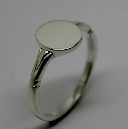 Kaedesigns New Size R Solid Sterling Silver 925 Oval Signet Ring