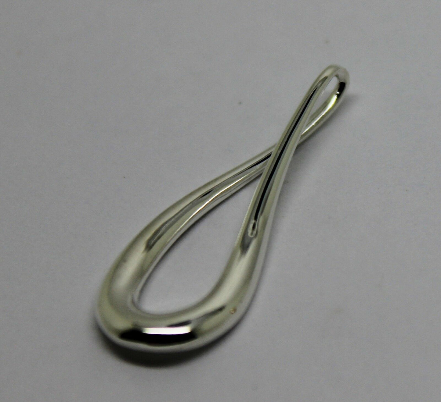 Genuine Sterling Silver 925 Medium or Large Solid Teardrop Pendant