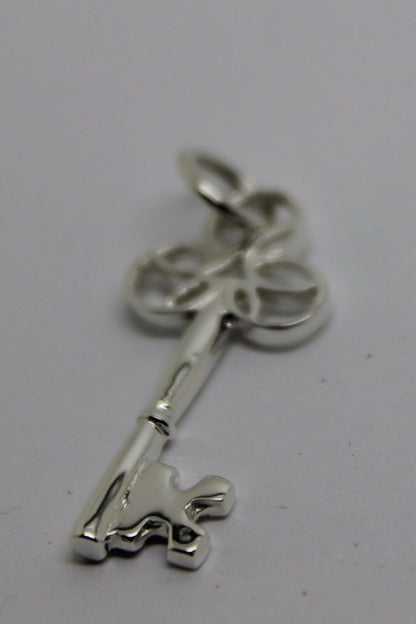 Kaedesigns Solid Genuine Sterling Silver 21st or 18th Key Pendant Charm