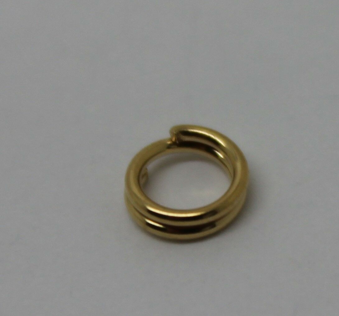 Kaedesigns New 9ct Yellow Gold Split Ring Sizes 5mm Or 6mm Or 7mm