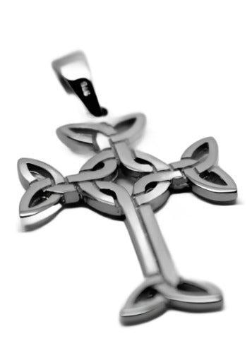 Genuine New Small 9ct Yellow Or Rose Or White Gold Celtic Cross Pendant