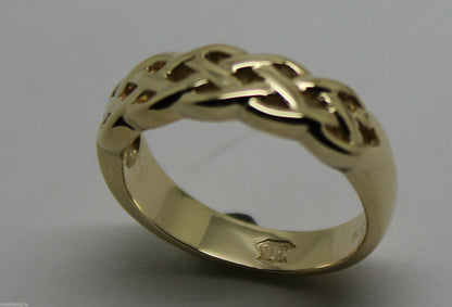 Kaedesigns,Genuine 9ct White, Rose Or White Gold Large Celtic Ring In Your Size