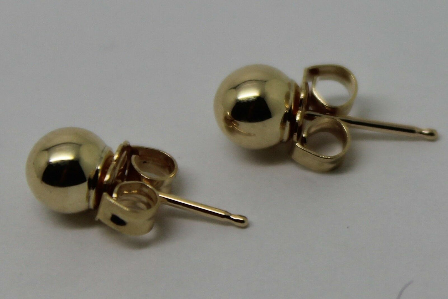 Kaedesigns New 14ct Yellow Gold 5mm Stud Ball Earrings