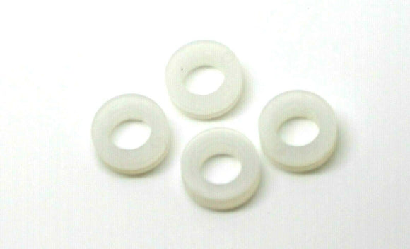 5 X Pairs Small, Medium or Large Rubber Earring Findings Donut Cushion 10Pcs
