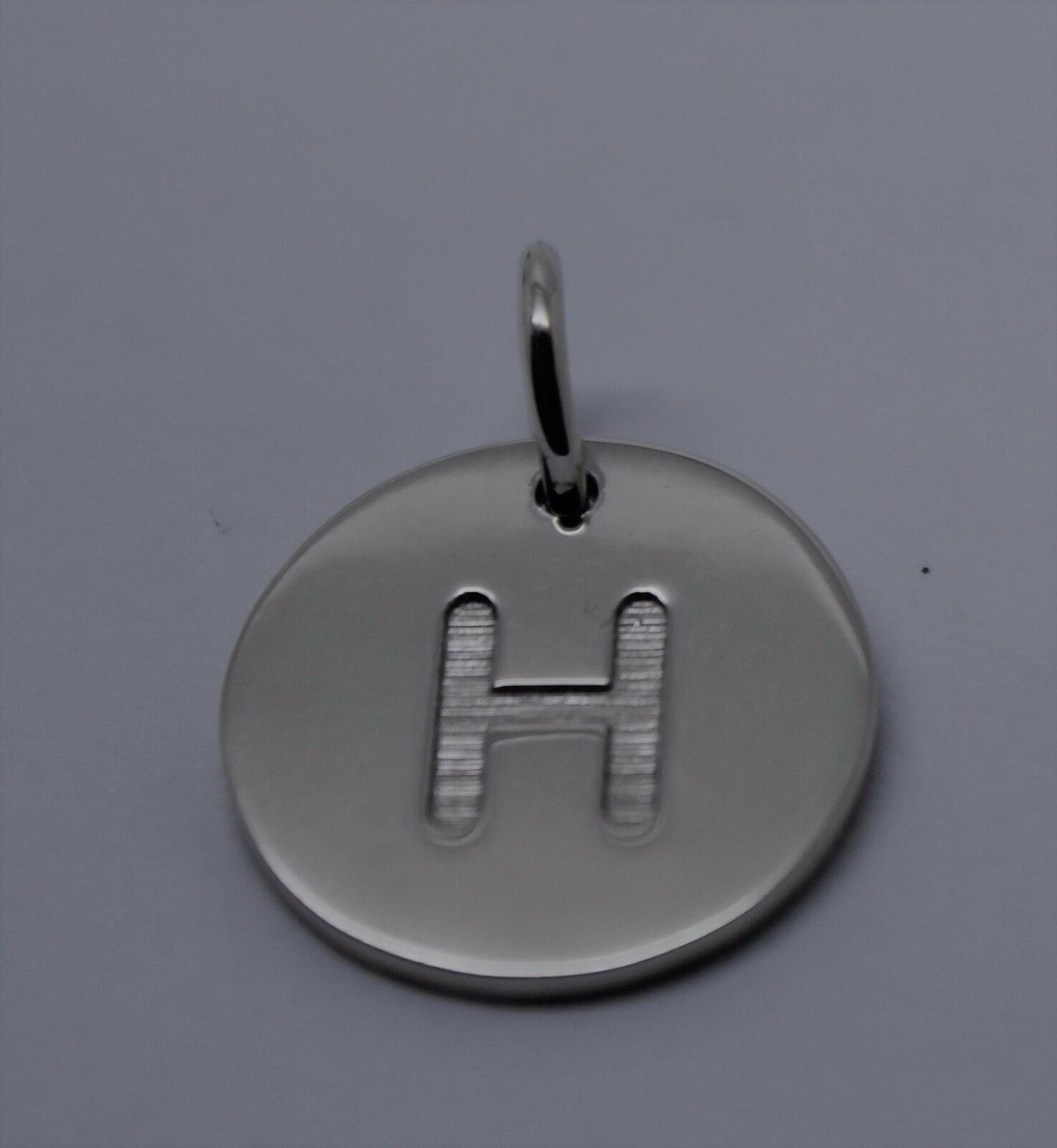 Kaedesigns, Genuine Solid Sterling Silver Initial Pendant - All Letter Available