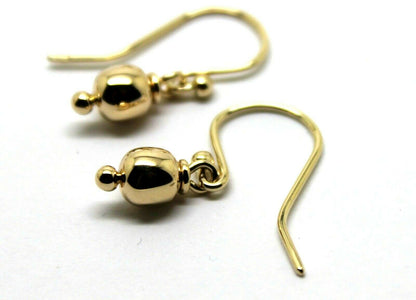 Kaedesigns New Genuine 9ct 9k Yellow, Rose or White Gold 6mm Hook Ball Earrings