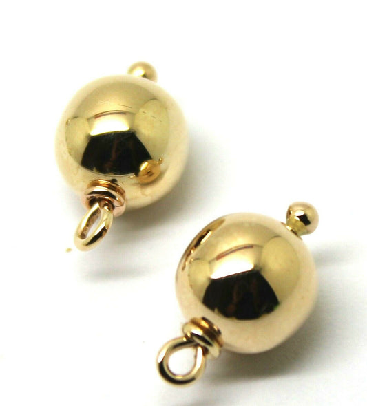 Genuine 9ct Yellow, Rose or White Gold 10m Ball Plain Balls For Charm Earrings