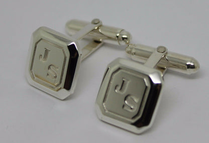 Kaedesigns, Genuine Solid Sterling Silver, 925 Custom Made Heavy Cuff Links