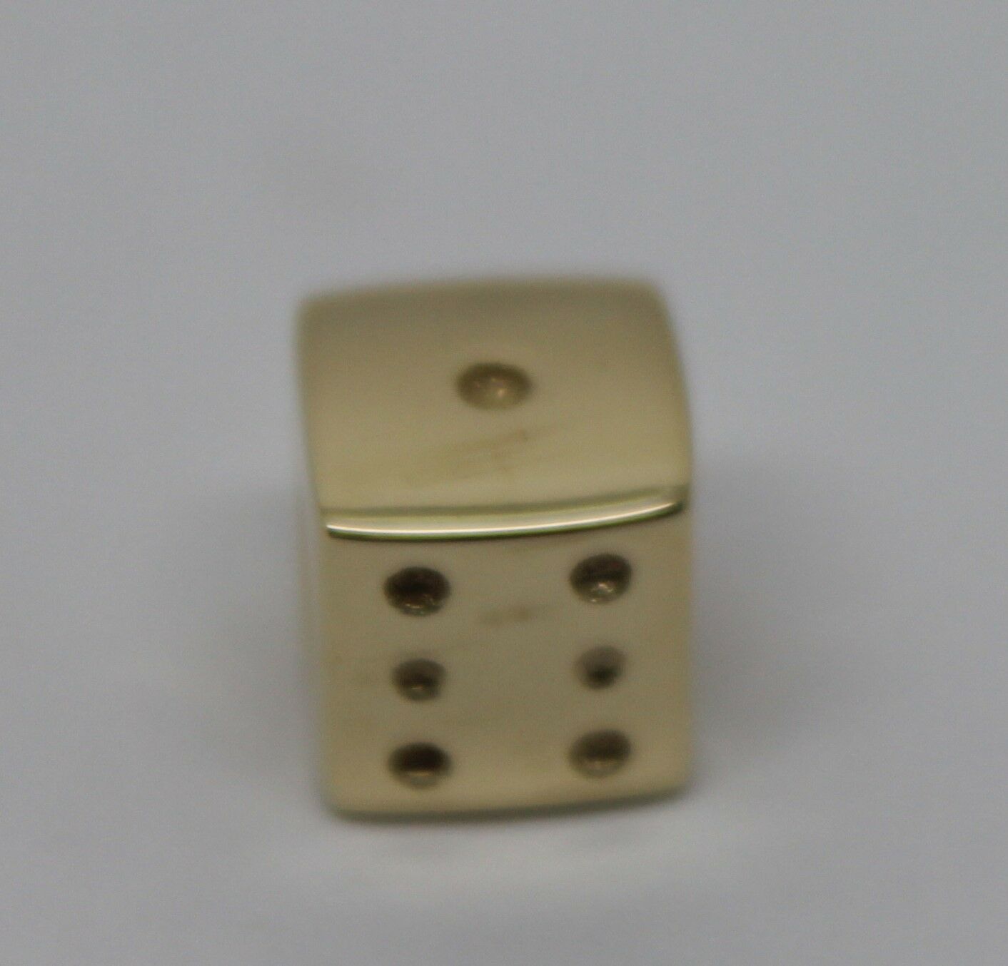 Kaedesigns Genuine New 9ct Yellow or Rose or White Gold or Silver Dice Bead Charm for bracelet