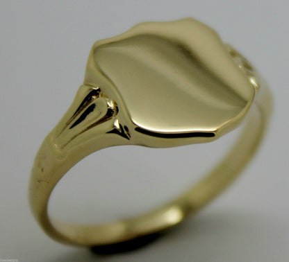 Kaedesigns, New Genuine New 9ct Solid Gold Large Signet Ring In Your Size 4553