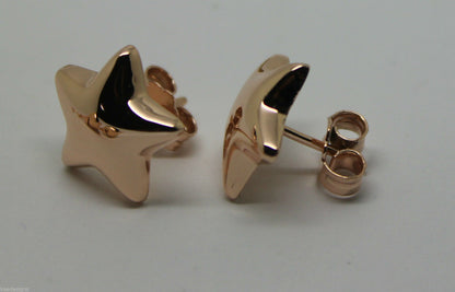 Kaedesigns, 9ct Yellow Or White Or Rose Gold Bubble Drop Star Stud Earrings