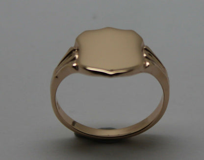 Kaedesigns, New Genuine New 9ct Solid Gold Large Signet Ring In Your Size 4553