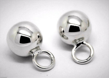 Kaedesigns New Sterling Silver 10mm Ball Plain Balls For Charm Earrings