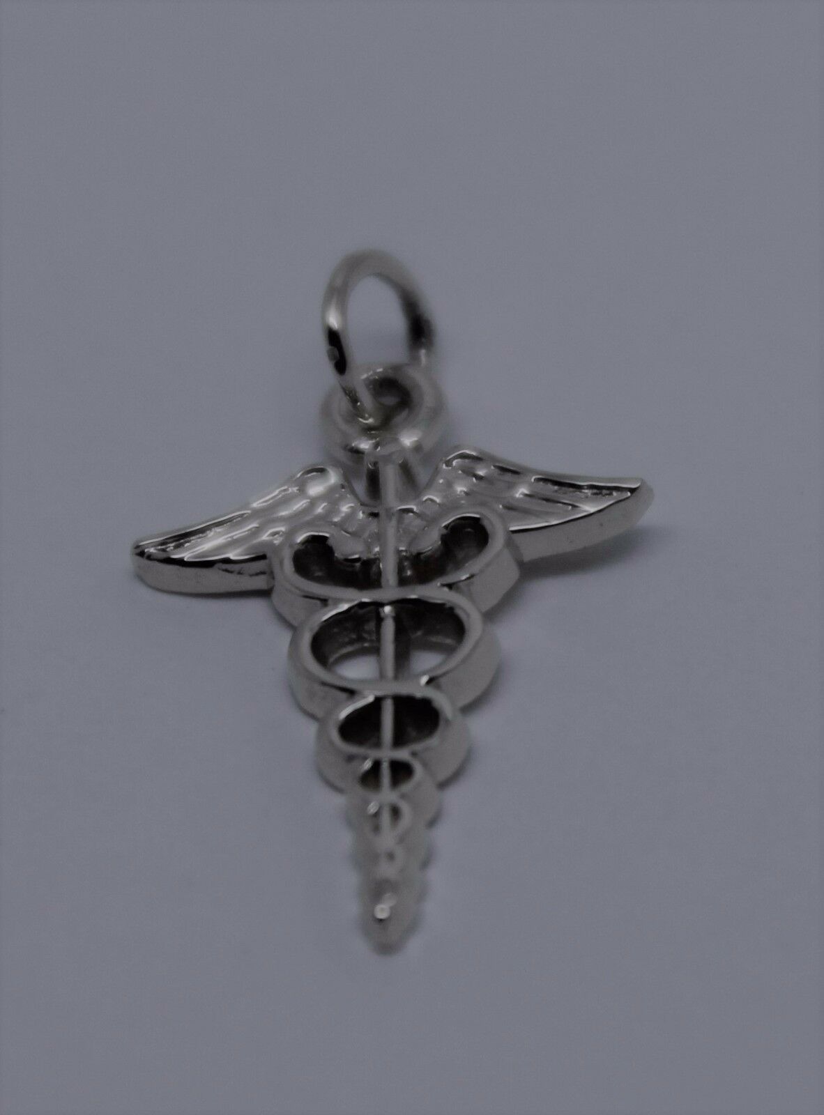 Genuine  9ct Yellow or Rose or White Gold or Silver Small Serpent Medical Alert pendant