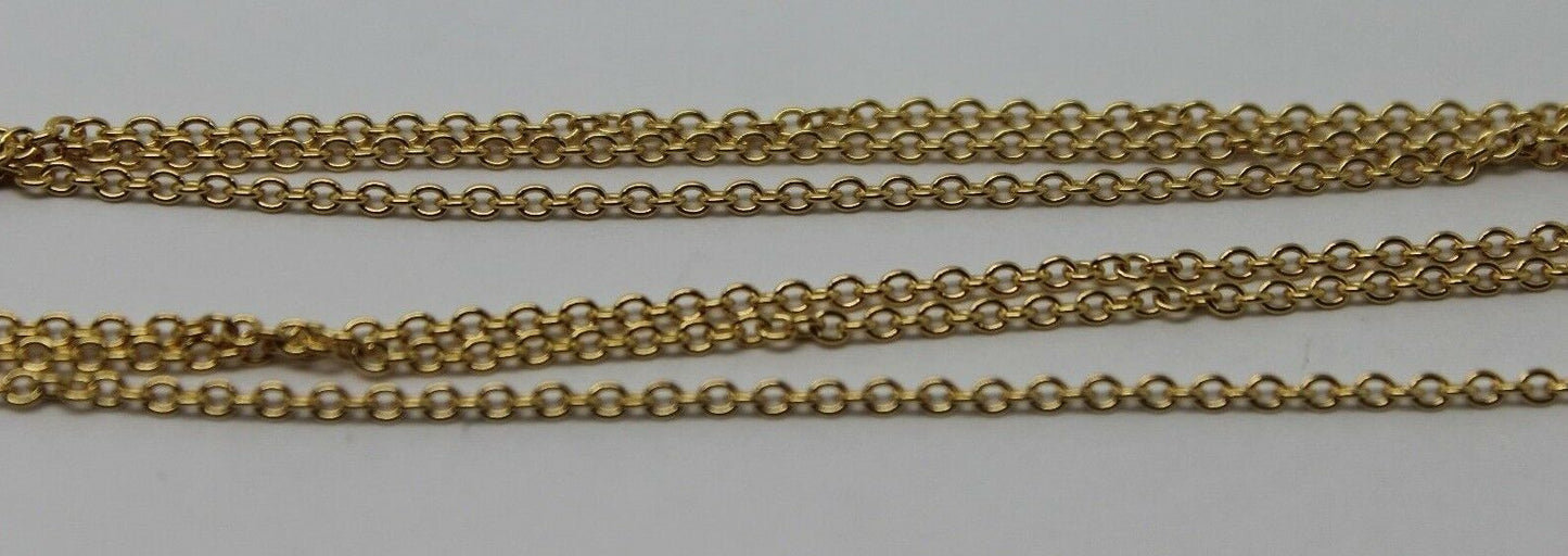 Genuine 9ct 9k Yellow Gold Belcher Chain Necklace 70cm 3.8grams