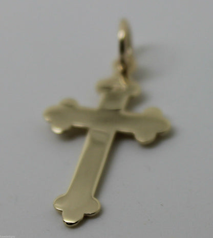 Kaedesigns, New Genuine New 375 9ct Yellow or Rose or White Gold Cross Pendant