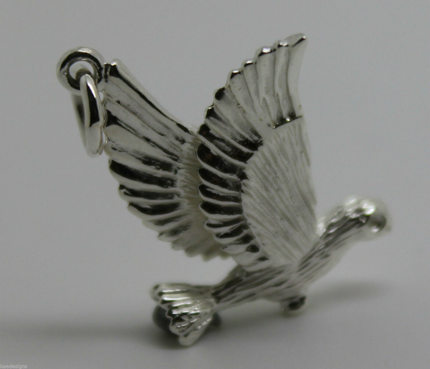 Kaedesigns New Sterling Silver Solid Dove Bird Pendant Or Charm