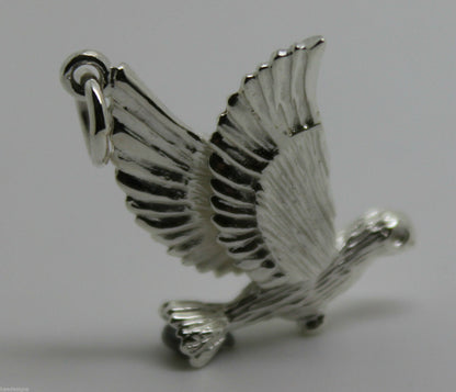 Kaedesigns New Sterling Silver Solid Dove Bird Pendant Or Charm