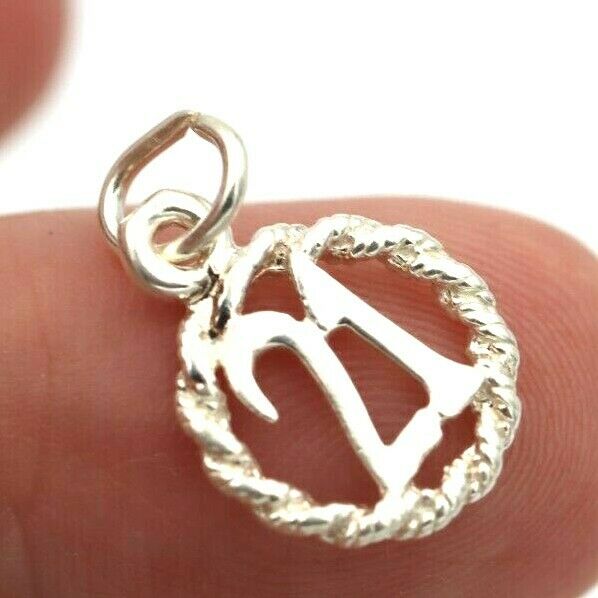 Kaedesigns New Solid Genuine Sterling Silver 21st Pendant or Charm