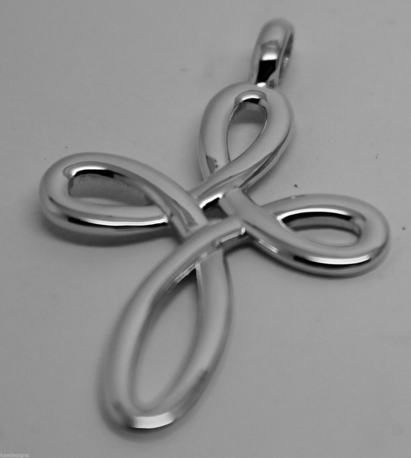 Kaedesigns New Solid Large Sterling Silver 925 Celtic Cross Pendant