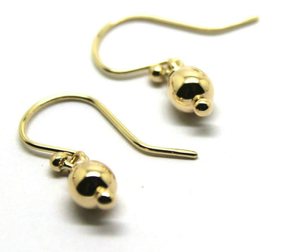 Kaedesigns New Genuine 9ct 9k Yellow, Rose or White Gold 6mm Hook Ball Earrings