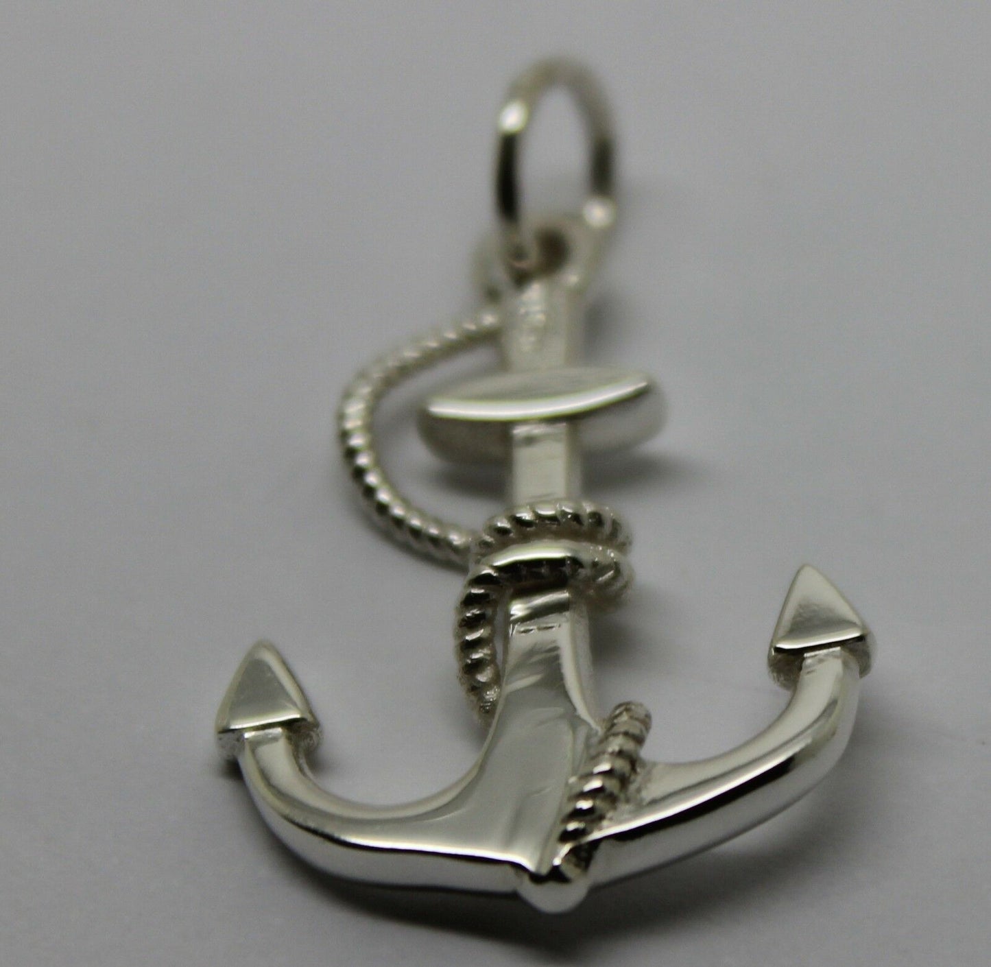 Kaedesigns New Large Sterling Silver Solid Anchor Boat Pendant / Charm