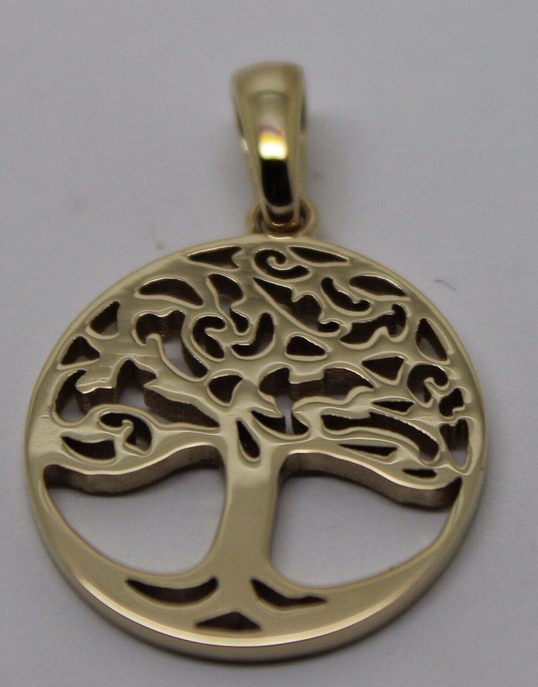 Kaedesigns New Genuine 9ct Yellow, Rose or White Gold Oval Filigree Tree Of Life Pendant