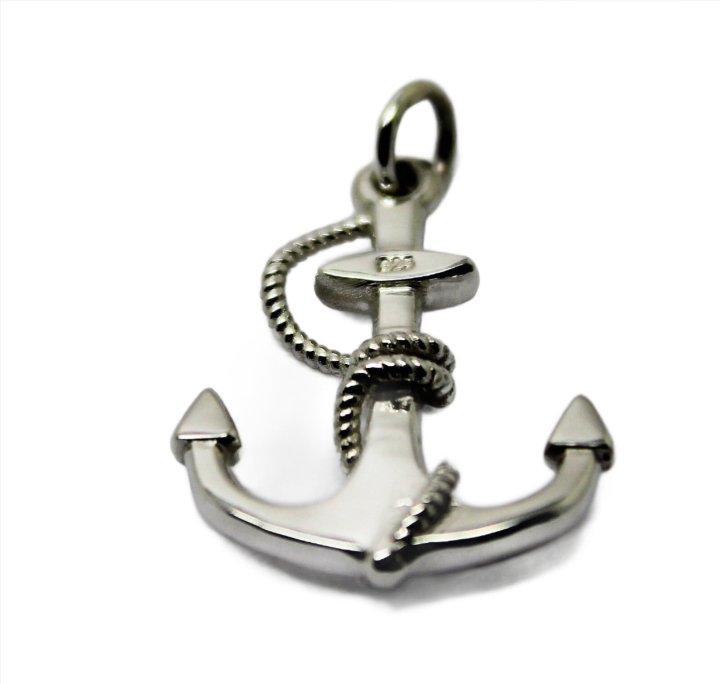 Kaedesigns New Large Sterling Silver Solid Anchor Boat Pendant / Charm