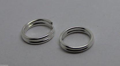 Kaedesigns 925 Sterling Silver Split Ring Many Sizes 5pcs Or 10pcs