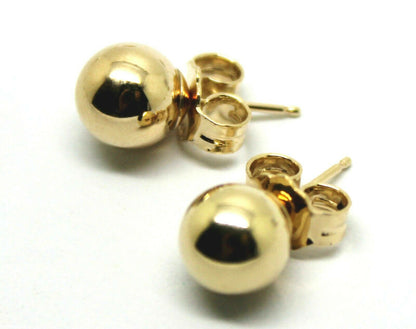 New Kaedesigns Genuine 14ct Solid Yellow Gold 6mm Stud Ball Earrings